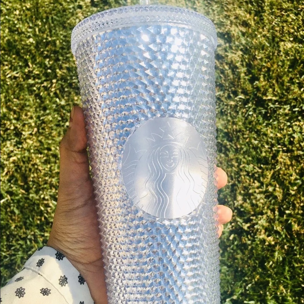 Starbucks Studded Platinum 24‎ oz tumbler unicorn studded